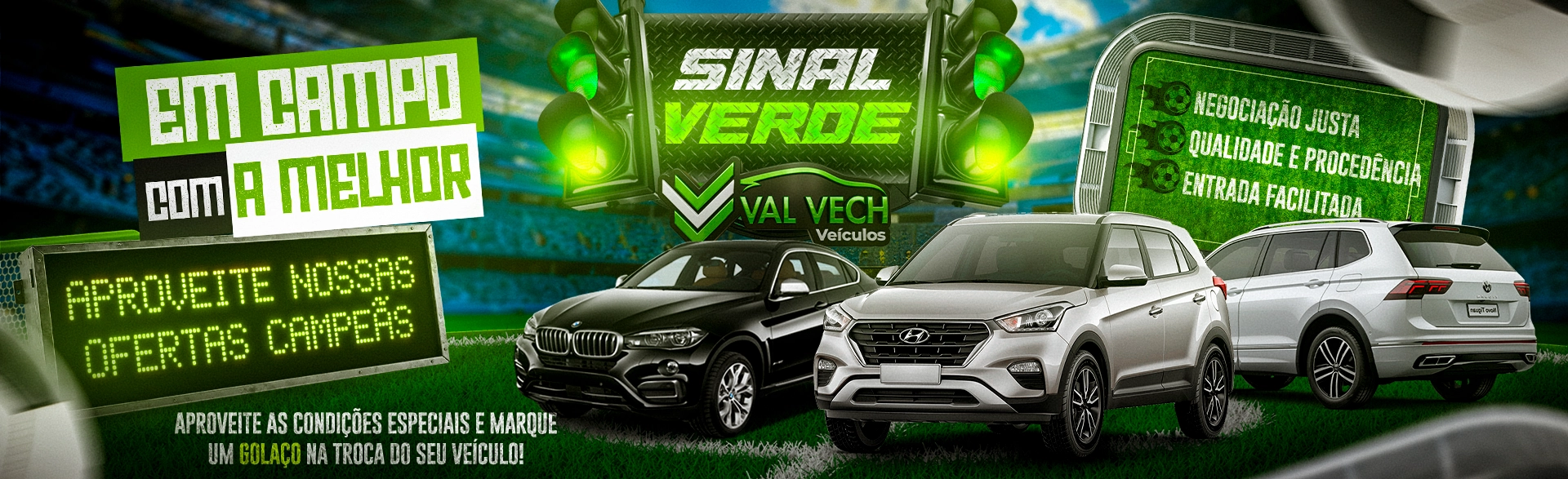 Banner Sinal Verde